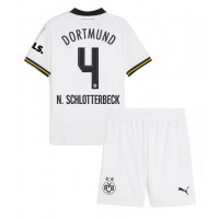 Borussia Dortmund Nico Schlotterbeck #4 Tretí Detský futbalový dres 2024-25 Krátky Rukáv (+ trenírky)